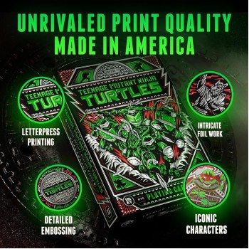 Teenage Mutant Ninja Turtles žaidimo kortos Theory11